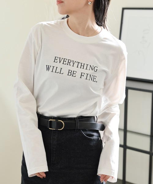 ULEULA(ウルア)の「ロゴT/プリントオーバーTシャツ(Tシャツ/カットソー・レディース・ホワイト/ブラック・FREE)」の14枚目の写真