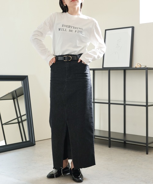 ULEULA(ウルア)の「ロゴT/プリントオーバーTシャツ(Tシャツ/カットソー・レディース・ホワイト/ブラック・FREE)」の18枚目の写真