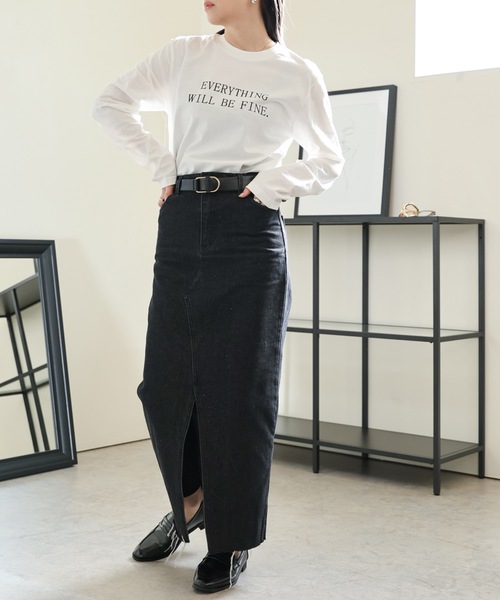 ULEULA(ウルア)の「ロゴT/プリントオーバーTシャツ(Tシャツ/カットソー・レディース・ホワイト/ブラック・FREE)」の20枚目の写真