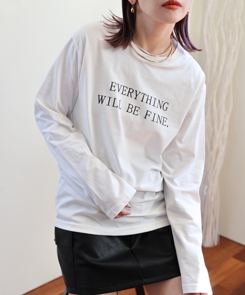 ULEULA(ウルア)の「ロゴT/プリントオーバーTシャツ(Tシャツ/カットソー・レディース・ホワイト/ブラック・FREE)」の17枚目の写真