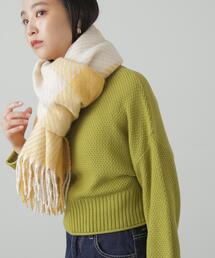 FREE'S MART | ◆ブロックチェックストール(マフラー)