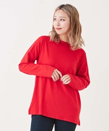 CUBE SUGAR（キューブシュガー）の「無地ウォームフライス抗菌加工クルーネックインナー（インナーウェア/肌着）」