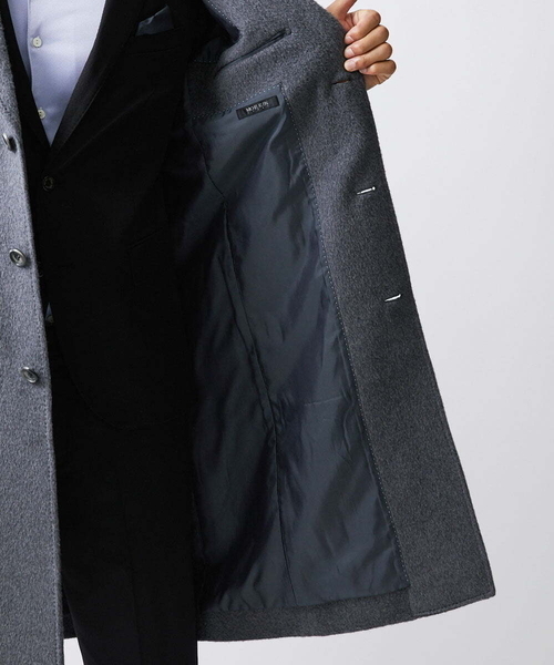 MICHEL KLEIN HOMME (ミッシェルクランオム)の「チェスターコート(チェスターコート・メンズ・グレー・MEDIUM/LARGE/X-LARGE)」の12枚目の写真