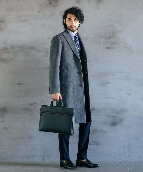 MICHEL KLEIN HOMME (ミッシェルクランオム)の「チェスターコート(チェスターコート・メンズ・グレー・MEDIUM/LARGE/X-LARGE)」の13枚目の写真