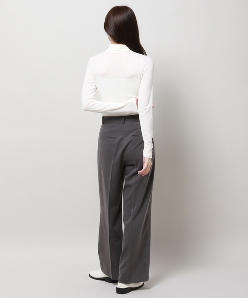 3.3 Field Trip （3.3フィールドトリップ）の「3.3 Field Trip／タートルネック トップス（Tシャツ/カットソー・レディース・ブラック/ブラウン/アイボリー/グレー・FREE）」の10枚目の写真