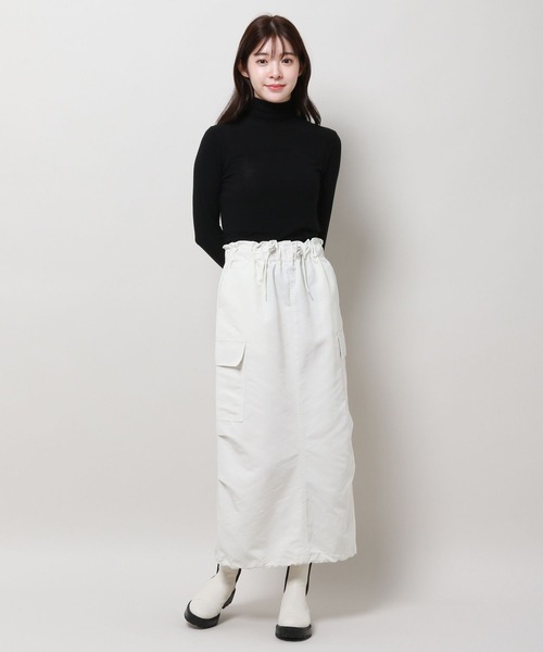 3.3 Field Trip （3.3フィールドトリップ）の「3.3 Field Trip／タートルネック トップス（Tシャツ/カットソー・レディース・ブラック/ブラウン/アイボリー/グレー・FREE）」の13枚目の写真