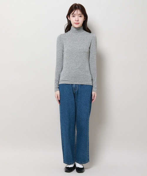 3.3 Field Trip （3.3フィールドトリップ）の「3.3 Field Trip／タートルネック トップス（Tシャツ/カットソー・レディース・ブラック/ブラウン/アイボリー/グレー・FREE）」の21枚目の写真