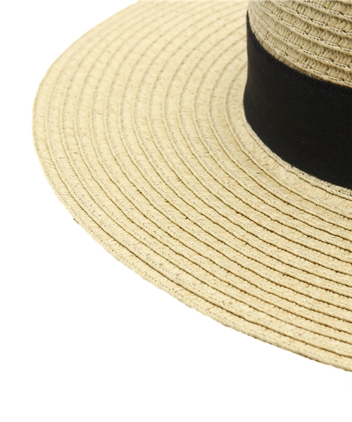 WEGO（ウィゴー）の「WEGO/ペーパーロングブリムハット（ハット・メンズ・ナチュラル/ブラック/ホワイト・FREE）」の7枚目の写真