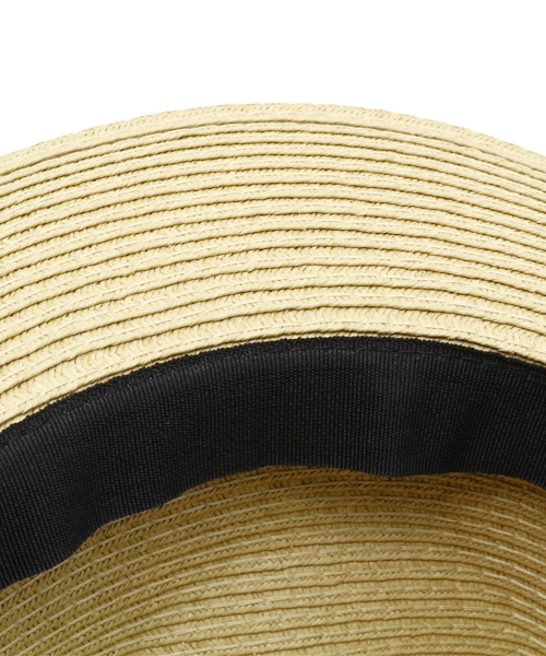 WEGO（ウィゴー）の「WEGO/ペーパーロングブリムハット（ハット・メンズ・ナチュラル/ブラック/ホワイト・FREE）」の8枚目の写真