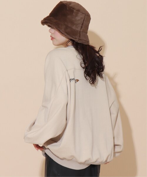 DOUBLE NAME（ダブルネーム）の「ALPEN SKINGプリントプルオーバー/ユニセックス可（スウェット・レディース・ブラック/ブルー/グレイッシュベージュ・FREE）」の17枚目の写真