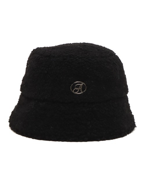 atmos pink（アトモスピンク）の「atmos pink ボア バケットハット（ハット・レディース・ライム/アイボリー/ブラック・FREE）」の10枚目の写真