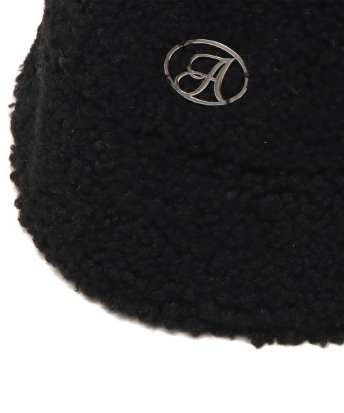 atmos pink（アトモスピンク）の「atmos pink ボア バケットハット（ハット・レディース・ライム/アイボリー/ブラック・FREE）」の14枚目の写真