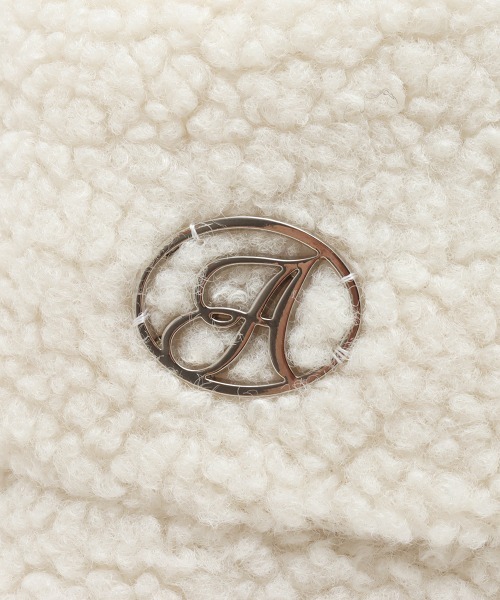 atmos pink（アトモスピンク）の「atmos pink ボア バケットハット（ハット・レディース・ライム/アイボリー/ブラック・FREE）」の7枚目の写真