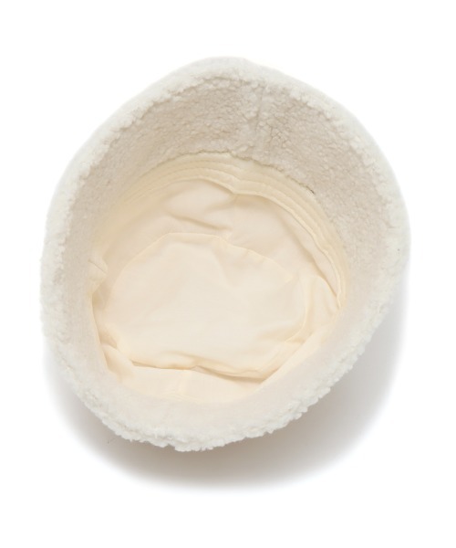 atmos pink（アトモスピンク）の「atmos pink ボア バケットハット（ハット・レディース・ライム/アイボリー/ブラック・FREE）」の9枚目の写真