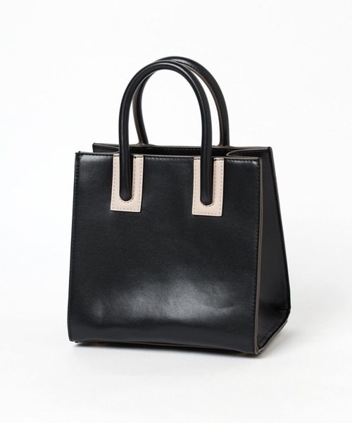 BAYFLOW（ベイフロー）の「ミニスクエアロゴテープショルダー（ショルダーバッグ・レディース・ブラック/グリーン系/ゴールド・FREE）」の4枚目の写真