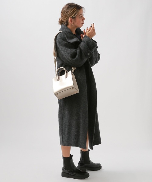 BAYFLOW（ベイフロー）の「ミニスクエアロゴテープショルダー（ショルダーバッグ・レディース・ブラック/グリーン系/ゴールド・FREE）」の21枚目の写真