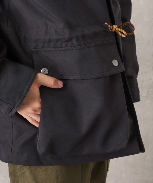 SIERRA DESIGNS(シェラデザイン)の「SIERRA DESIGNS RENU(R) マウンテンフードジャケット(マウンテンパーカー・メンズ・ブラック/ブルー/オレンジ・L/XL/M)」の12枚目の写真