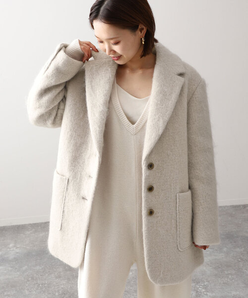 SLOBE IENA（スローブイエナ）の「シャギージャケットコート（その他