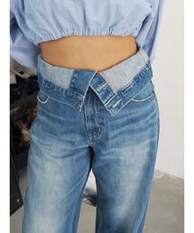 EVRIS | ウエストフラップワイドデニムパンツ(デニムパンツ)