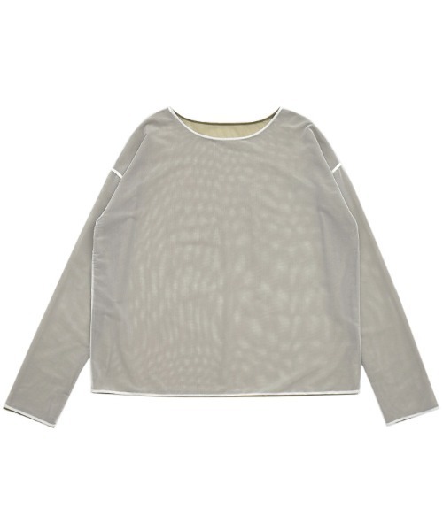 select MOCA(セレクトモカ)の「リバーシブルシアートップス(Tシャツ/カットソー・レディース・アイボリー/ブラック/ブルーグレー・FREE)」の17枚目の写真