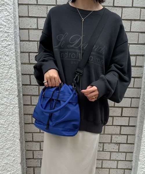 LEPSIM（レプシィム）の「2WAY巾着ショルダー　991884（ショルダーバッグ・レディース・ブルー/アイボリー/ブラック/ベージュ・ONE SIZE）」の18枚目の写真