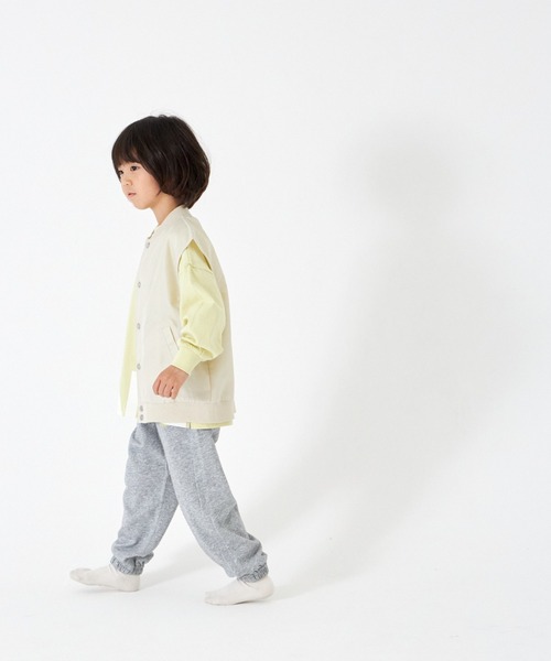 MAKE YOUR DAY（メイクユアデイ）の「前開きナイロンベスト■90～140cm（ベスト・キッズ・アイボリー/ブラック・90/100/110/140/120/130）」の7枚目の写真