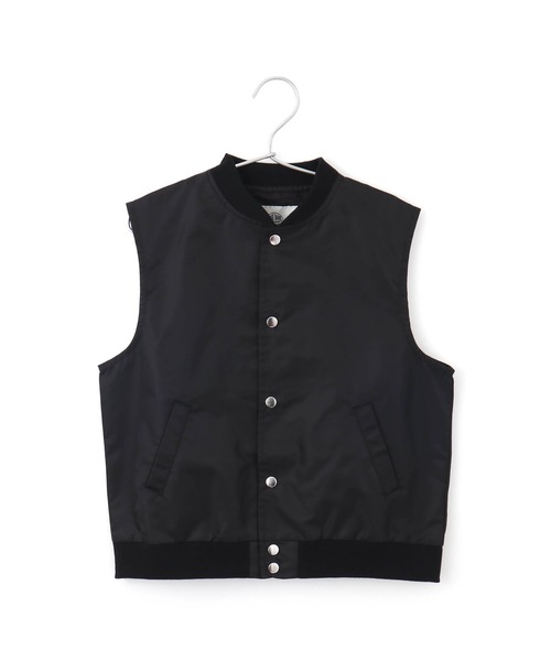 MAKE YOUR DAY（メイクユアデイ）の「前開きナイロンベスト■90～140cm（ベスト・キッズ・アイボリー/ブラック・90/100/110/140/120/130）」の9枚目の写真