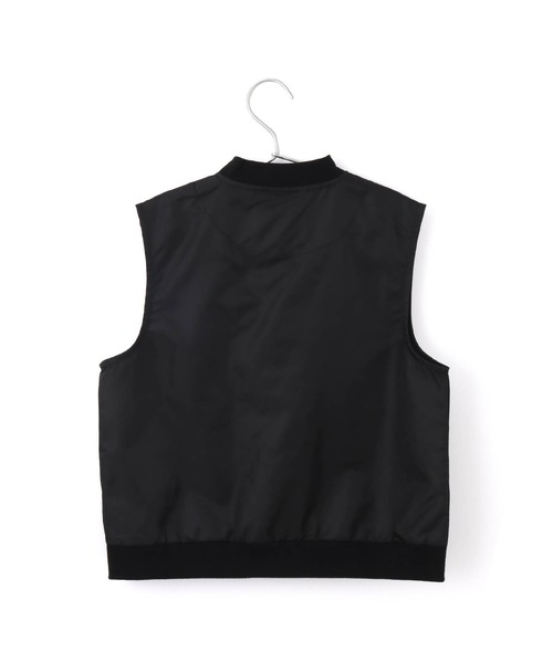 MAKE YOUR DAY（メイクユアデイ）の「前開きナイロンベスト■90～140cm（ベスト・キッズ・アイボリー/ブラック・90/100/110/140/120/130）」の10枚目の写真