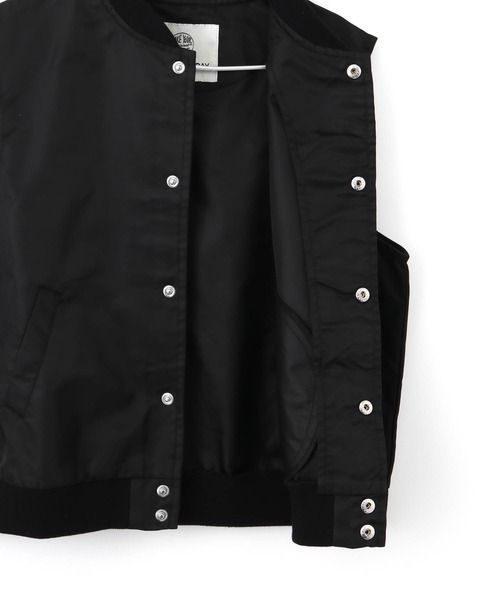 MAKE YOUR DAY（メイクユアデイ）の「前開きナイロンベスト■90～140cm（ベスト・キッズ・アイボリー/ブラック・90/100/110/140/120/130）」の18枚目の写真