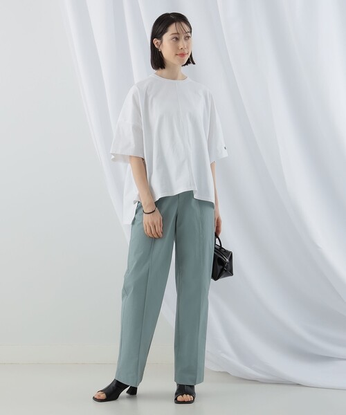 Ray BEAMS（レイビームス）の「Champion × Ray BEAMS / 別注 ショート スリーブ Tシャツ（Tシャツ/カットソー・レディース・ホワイト/ブラック/サックスブルー/クリーム・MEDIUM）」の10枚目の写真