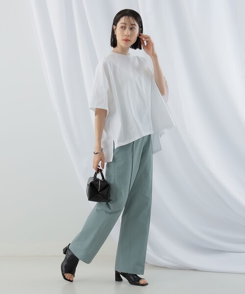 Ray BEAMS（レイビームス）の「Champion × Ray BEAMS / 別注 ショート スリーブ Tシャツ（Tシャツ/カットソー・レディース・ホワイト/ブラック/サックスブルー/クリーム・MEDIUM）」の11枚目の写真