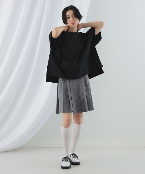 Ray BEAMS（レイビームス）の「Champion × Ray BEAMS / 別注 ショート スリーブ Tシャツ（Tシャツ/カットソー・レディース・ホワイト/ブラック/サックスブルー/クリーム・MEDIUM）」の20枚目の写真