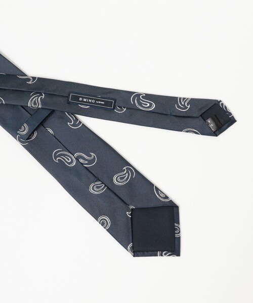 B:MING by BEAMS（ビーミングバイビームス）の「B:MING by BEAMS / シルク ペイズリー ネクタイ 24SS（ネクタイ・メンズ・チャコールグレー/ワイン/ブルー/グレー系その他/インディゴブルー・ONE SIZE）」の7枚目の写真