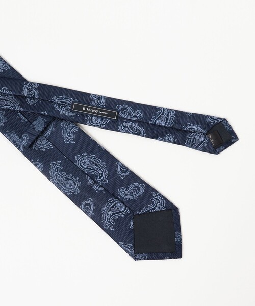 B:MING by BEAMS（ビーミングバイビームス）の「B:MING by BEAMS / シルク ペイズリー ネクタイ 24SS（ネクタイ・メンズ・チャコールグレー/ワイン/ブルー/グレー系その他/インディゴブルー・ONE SIZE）」の13枚目の写真