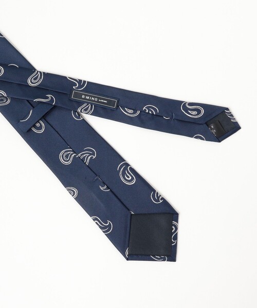 B:MING by BEAMS（ビーミングバイビームス）の「B:MING by BEAMS / シルク ペイズリー ネクタイ 24SS（ネクタイ・メンズ・チャコールグレー/ワイン/ブルー/グレー系その他/インディゴブルー・ONE SIZE）」の17枚目の写真