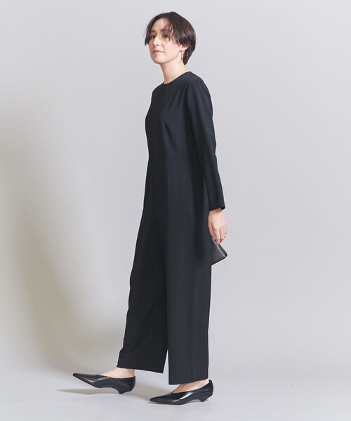BEAUTY&YOUTH UNITED ARROWS(ビューティーアンドユースユナイテッドアローズ)の「ポリエステルツイル オールインワン(つなぎ/オールインワン・レディース・ネイビー/ブラック・S/M)」の5枚目の写真