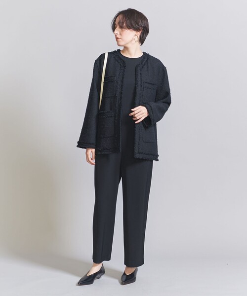BEAUTY&YOUTH UNITED ARROWS(ビューティーアンドユースユナイテッドアローズ)の「ポリエステルツイル オールインワン(つなぎ/オールインワン・レディース・ネイビー/ブラック・S/M)」の6枚目の写真
