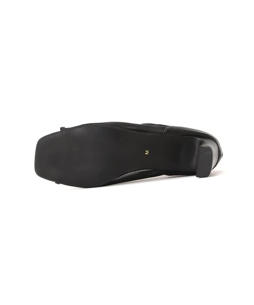 NATURAL BEAUTY BASIC（ナチュラルビューティーベーシック）の「◇【Oggi掲載】オープントゥシアーブーツ（ブーツ・レディース・ブラック/オフホワイト・MEDIUM/LARGE）」の8枚目の写真