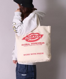 (GA)【Dickies】ブランドロゴマーク キャンバス トートバッグ
