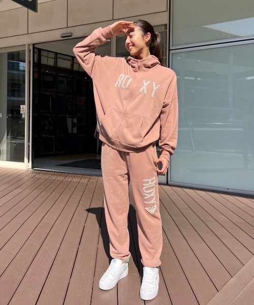 ROXY(ロキシー)の「JIVY PANTS/ロキシーサイドブランドロゴプリントリラックススウェットパンツ(スウェットパンツ・レディース・ホワイト/レッド/ブラック・LARGE/MEDIUM/SMALL/X-LARGE)」の16枚目の写真