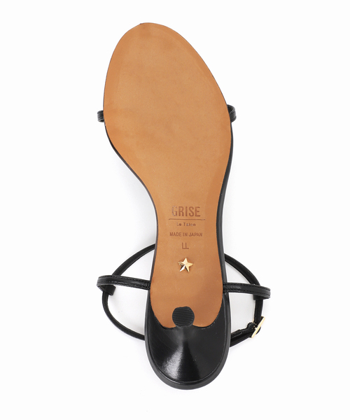 GRISE(グリーズ)の「GRISE5cmTストラップサンダル(サンダル・レディース・オレンジ/ブラック系その他/シルバー・SMALL/LARGE/MEDIUM/X-LARGE)」の9枚目の写真