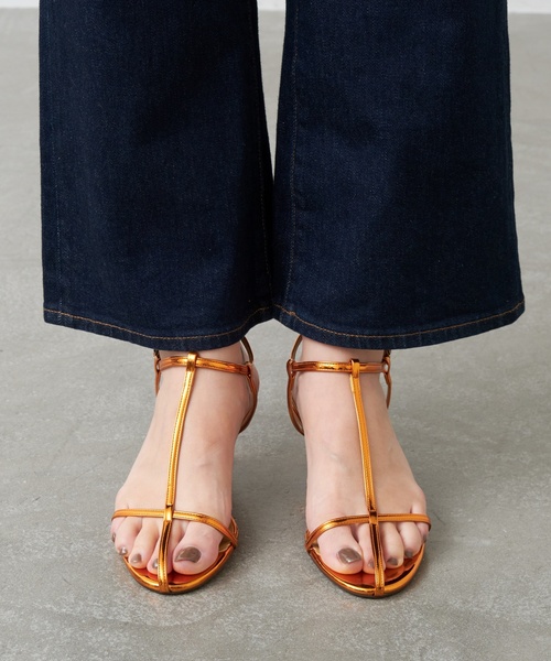 GRISE(グリーズ)の「GRISE5cmTストラップサンダル(サンダル・レディース・オレンジ/ブラック系その他/シルバー・SMALL/LARGE/MEDIUM/X-LARGE)」の22枚目の写真