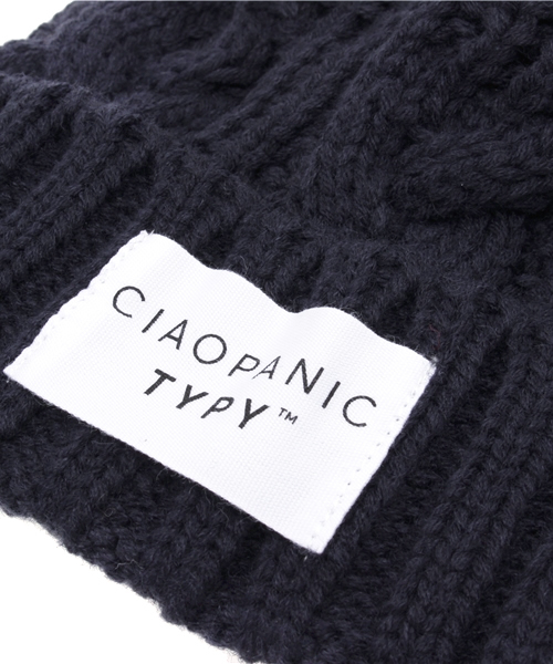 CIAOPANIC TYPY(チャオパニックティピー)の「ケーブルニットワッチ(ニットキャップ/ビーニー・メンズ・ブラック/グレー/ネイビー/その他21/ワインレッド/チャコールグレー・FREE)」の10枚目の写真