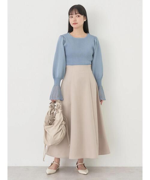 5万円の品Anthropologie フレアスカート Mサイズ 大きいサイズ】チンツフレアスカート(ミモレ丈スカート) | eur3