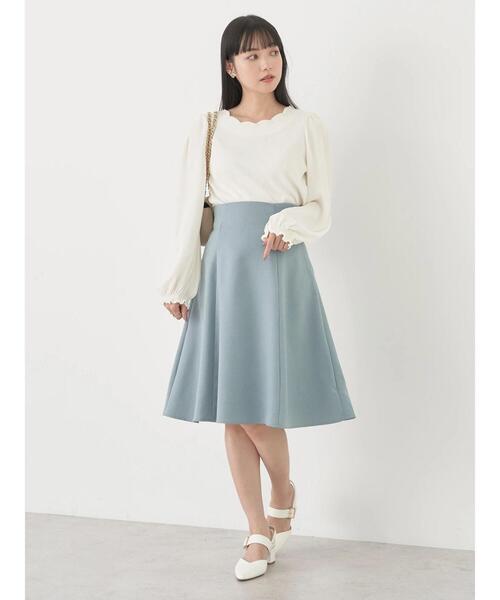 earth music&ecology（アースミュージックアンドエコロジー）の「すきな丈フレアスカート（スカート・レディース・ベージュ/ミント/ネイビー/ピンク・S/M/L）」の20枚目の写真