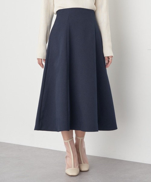 earth music&ecology（アースミュージックアンドエコロジー）の「すきな丈フレアスカート（スカート・レディース・ベージュ/ミント/ネイビー/ピンク・S/M/L）」の4枚目の写真