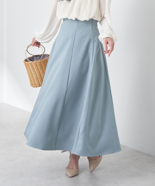 earth music&ecology（アースミュージックアンドエコロジー）の「すきな丈フレアスカート（スカート・レディース・ベージュ/ミント/ネイビー/ピンク・S/M/L）」の3枚目の写真