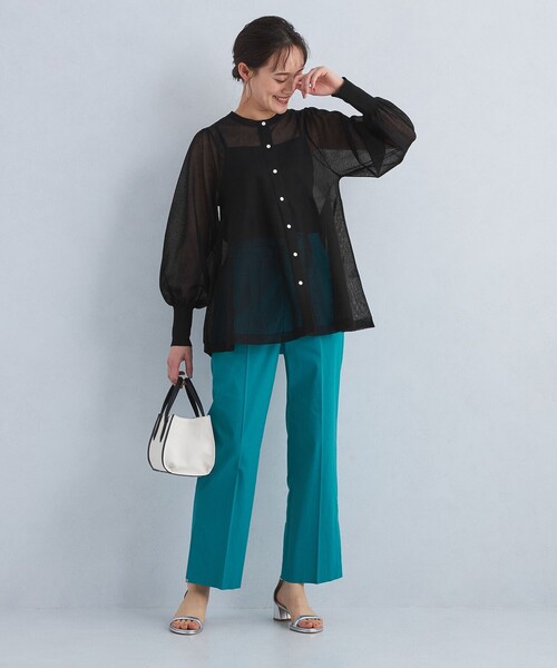 [新品未使用]シアーペプラムニットカーディガン URBAN RESEARCH Sonny Label カーディガン シアーペプラムニット