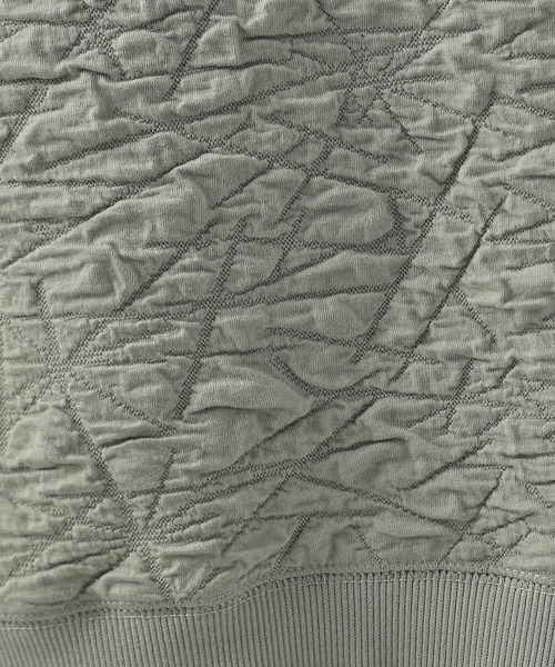 SHOO・LA・RUE（シューラルー）の「◆ぽこぽこルーズジャカードトップス（Tシャツ/カットソー・レディース・ライトブルー/オフホワイト/ネイビー/グリーン・00）」の8枚目の写真