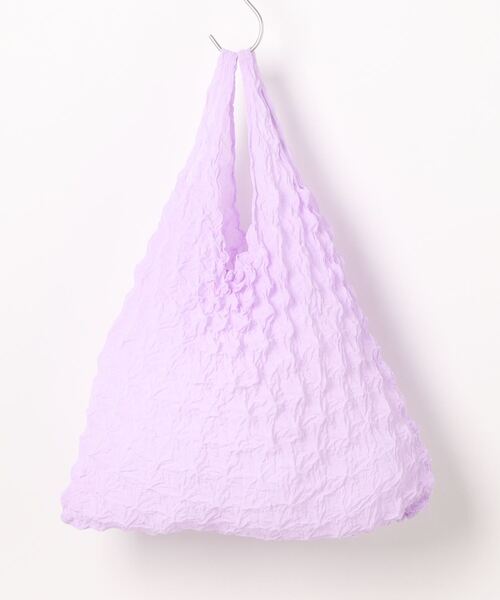 ACCOMMODE（アコモデ）の「EC-3 Shibori Bag Large / 絞りバッグ（エコバッグ/サブバッグ・レディース・レッド/グリーン/パープル/ブラック・FREE）」の3枚目の写真